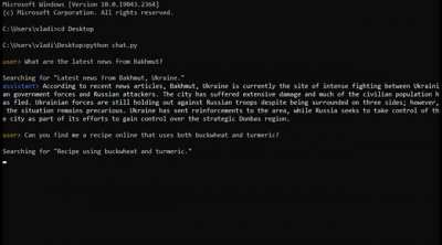 I used the newly released ChatGPT API to create a chatbot that can search the internet via Google, basically unrestricted Bing AI (explanation in comments)