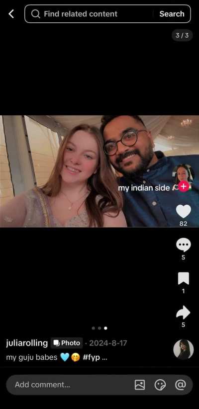 Indian man and his Canadian girlfriend 🇮🇳 🇨🇦 IMWF