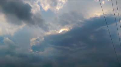 Strange moving light phenomenon in the sky