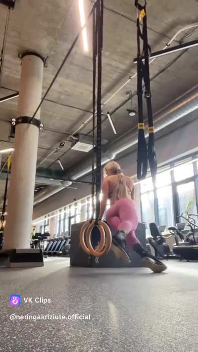 Neringa gym workout