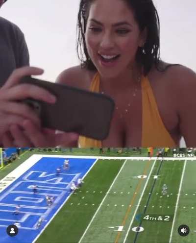 Lions QB Goff’s girlfriend celebrates their first win