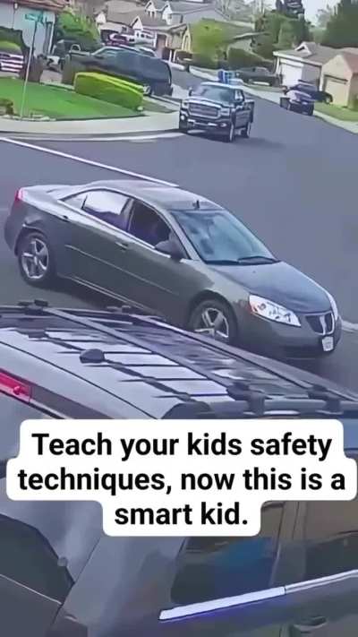 A smart young lady outsmarts a potential abductor