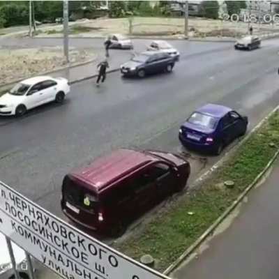 Better check the road before crossing it next time