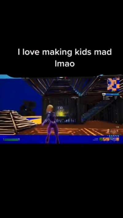 bullying a kid in fortinite