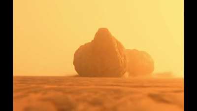 God emperor of dune animation/sim tests, by me, Houdini and blender