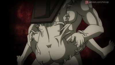 Jill and red pyramid thing (Hinca P)