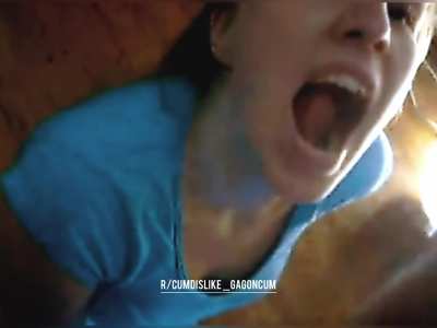 Inexperienced German Girlfriend Struggles With Cum!!