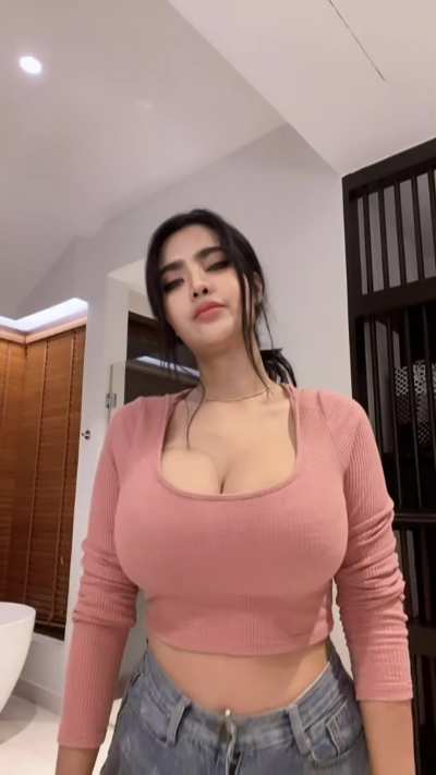 Too busty to hide