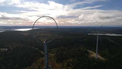 Video som jag tog i tisdags på Havsnäs vindpark