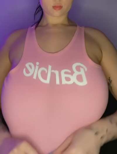 Describe my boobs using only one word