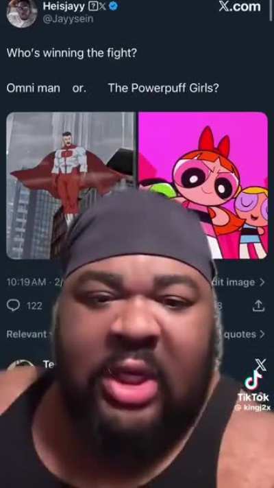 Omni-man vs the powerpuff girls