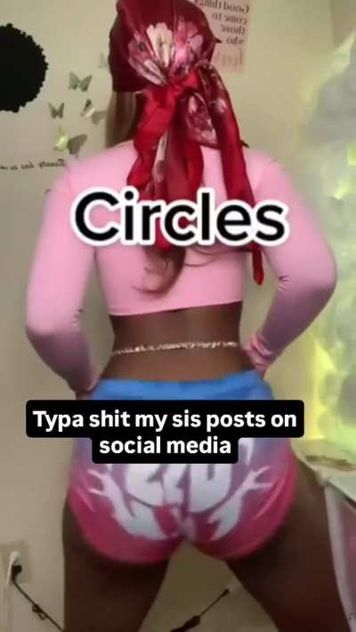 Sister's social media