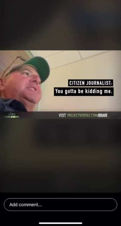 I just screen recorded this from Instagram just in case the video got deleted and the link rendered useless. We need more of these “undercover” videos to come out. I don’t know the context of how this started or where it was filmed just sharing what I saw
