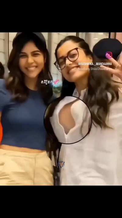Rashmika mandana NIP SLIP 