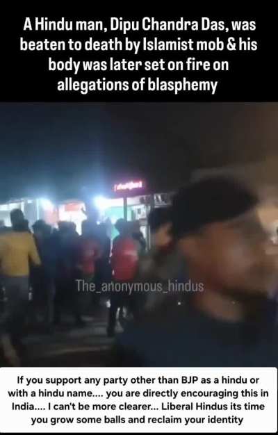 Remember what they did to your brother my fellow hindu..
