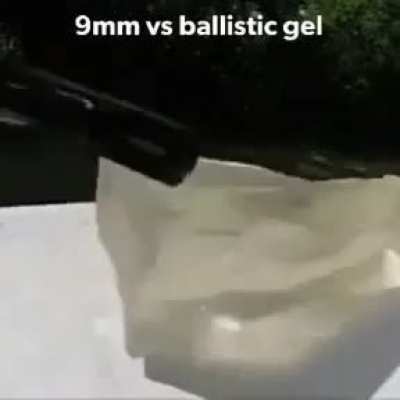 9mm vs ballistic gel