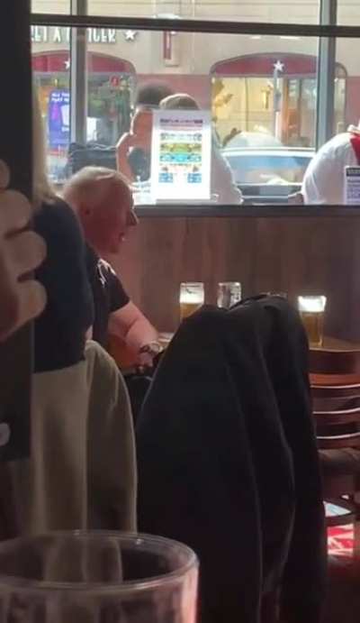 Imagine sitting opposite this guy..
