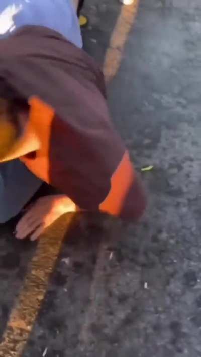 bro pulled an uzi from nowhere