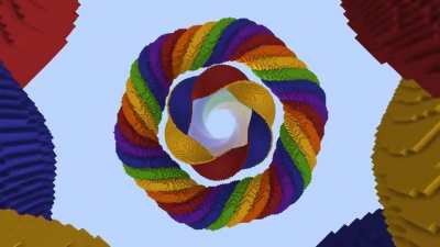 Updated version of the Minecraft knot clip. Tried some chroma keying