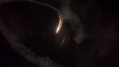 Couple videos from tonight’s little air show.
