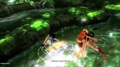 Tekken 6: Julia beating Asuka