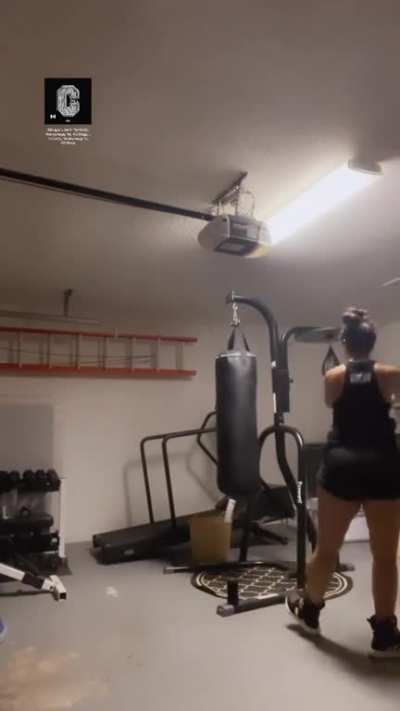 working out