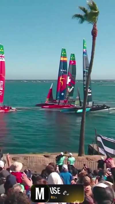 In case you haven't seen this triple overtake by New Zealand at SailGP