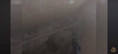 Close quarters fighting inside a residential building in Gaza