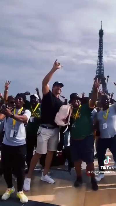 Eben and Snyman ran into South African fans