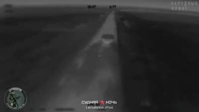 RU POV: Destruction of Ukrainian Armed Forces transport by FPV drones 
