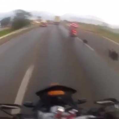 How the motorcycle keeps going