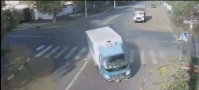 Lucky guy survives