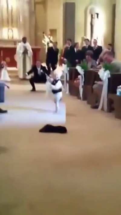 Baby at the wedding