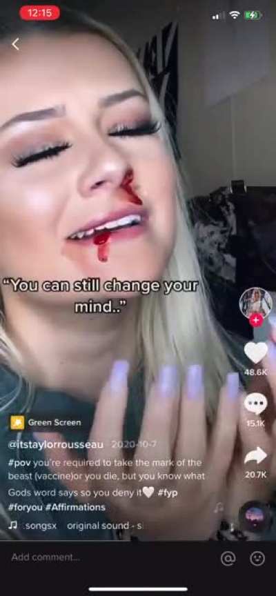 “They’re going to kill us for not taking the vaccine”