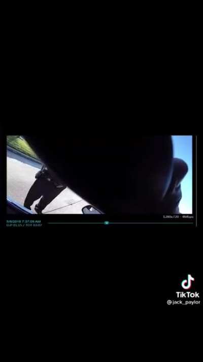 Constable runs a red light and gets sassy
