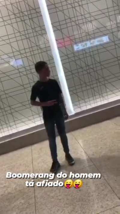 Doing a boomerang