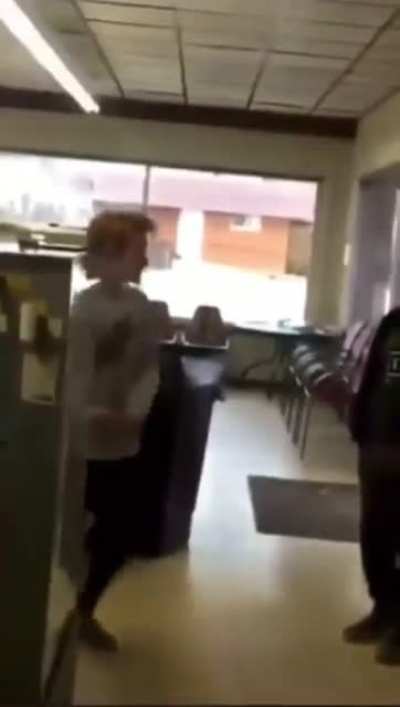 Bully gets beat up and screams in frustration