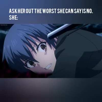 Shido had guts to ask her out.