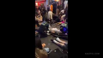 Videos of the Deadly Stampede In South Korea