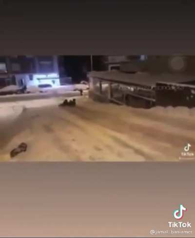Snow board fun