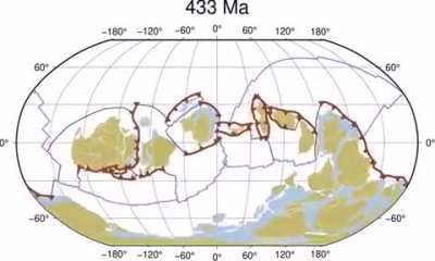 A billion years of tectonic plate movement in 40 seconds.