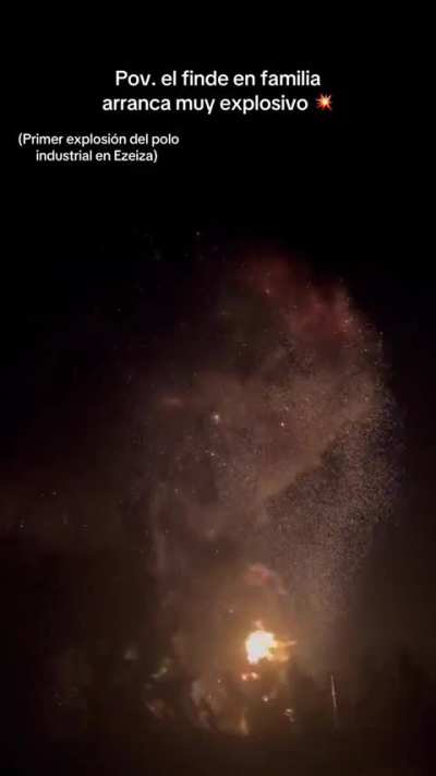 Highway view of argentina explosion 14/11/12