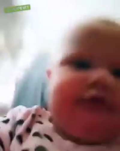 Mommy is making a video.