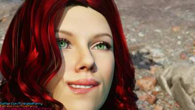 She-hulk and Futa Black Widow with a twist (Pixel-Perry) [Marvel]