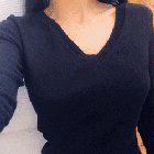 No bra today