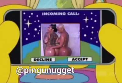 Homer gets caked