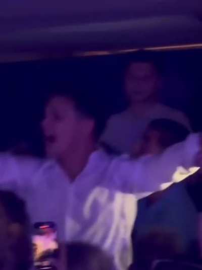 He literally caressed that dude’s hair