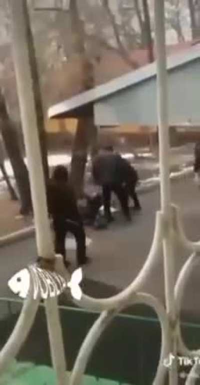 New footage of the massacre of protesters with security forces