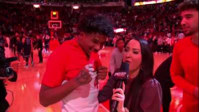 [Highlight] Alperen Sengun interrupts Jalen Green interview