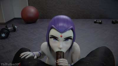 Raven - 1 Rep for 1 Deepthroat (TheFallen3Dx) [DC]